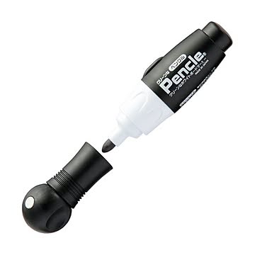 （まとめ） サニー クリーンなホワイトボードマーカーペンクルN 黒 SNPEN-BK 1本 【×5セット】