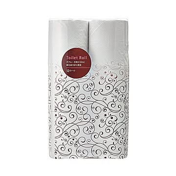 TANOSEE リサイクルトイレットペーパー ダブル 30m 1パック 12ロール ×20セット