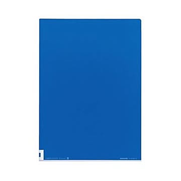 （まとめ）コクヨ クリヤーホルダー（カラーズ）A4 マリンブルー フ-C750-5 1セット（5枚）【×20セット】
