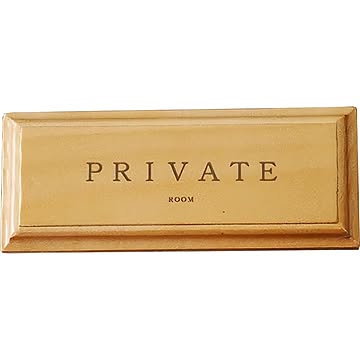 木製 ドアプレート TOILET BATH PRIVATE 案内板 BREAブレア
