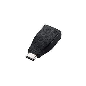 (まとめ)エレコム Type-C変換アダプタ USB3-AFCMADBK×2セット
