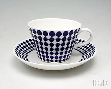 【復刻版】 グスタフスベリ アダム 491-06 コーヒーカップ＆ソーサー GUSTAVSBERG Adam
