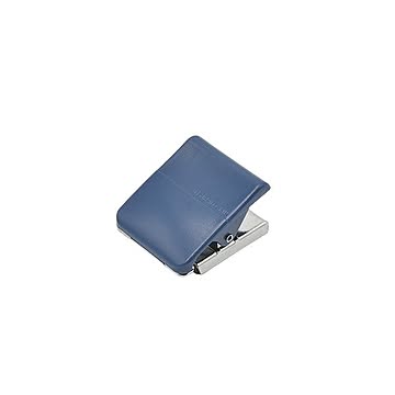 （まとめ） マグエックス マグネットハイブリッドクリップ M 青 【×10セット】