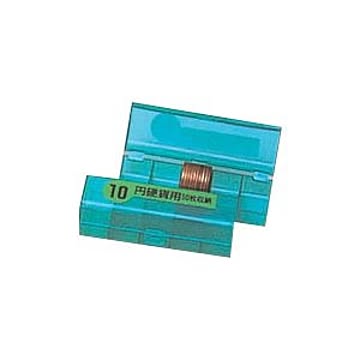 （まとめ） オープン コインケース M-10 グリーン 1個入 【×30セット】
