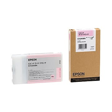（まとめ） エプソン EPSON PX-P／K3インクカートリッジ ビビッドライトマゼンタ 110ml ICVLM38A 1個 【×6セット】