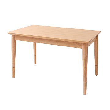 ヤマソロ シーラ90 1年保証 こたつテーブル 高さ調節可能 90cm幅 ハイタイプ ナチュラル色 木製