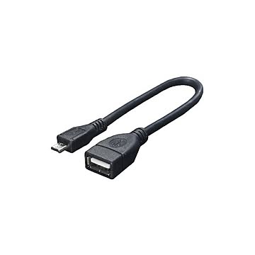 （まとめ）変換名人 microUSB HOSTケーブル USB-MCH／CA20×20セット