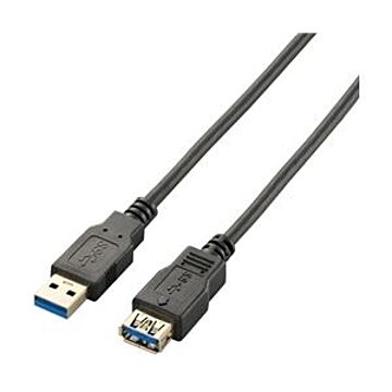エレコム USB3.0延長ケーブル(A-A)/2.0m/ブラック USB3-E20BK