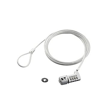 エレコム セキュリティスロット対応セキュリティワイヤーロック 4桁ダイヤル式タイプ ESL-37 1セット5パック