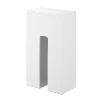 towerタワー(山崎実業) マグネット使い捨て手袋ホルダー Magnetic Disposable Glove Holder 磁石 詰め替え 壁面 冷蔵庫 キッチンパネル ポリエチレン手袋
