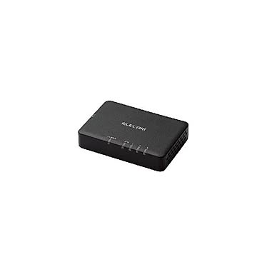 (まとめ)エレコム 1000BASE-T対応 スイッチングハブ EHC-G03PA-SB×2セット