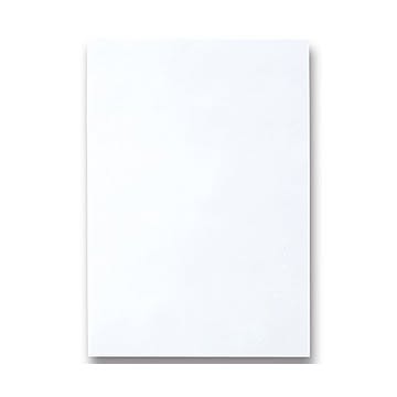 (まとめ) TANOSEE 色画用紙 四つ切 ゆき 1パック（10枚）  【×30セット】