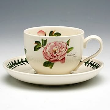 ポートメリオン　ボタニックローズ　ティーカップ&ソーサー(スキャボローフェア)　BR04107_4　洋食器　イギリス　ボタニック