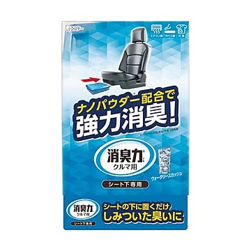 (まとめ) エステー クルマの消臭力 シート下専用 ウォータリースカッシュ 1個 【×10セット】