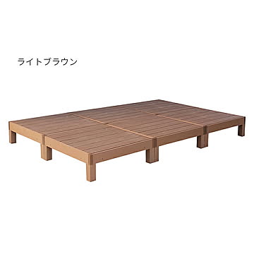 縁台 6台組 組立式 人工木ウッドデッキ エコフィール PWDE-6P 幅900x奥行900x高さ280mm 住まいスタイル