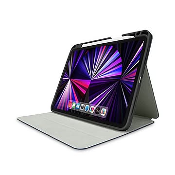 エレコム iPad Pro 11インチ ケース カバー 手帳 フラップ Apple Pencilホルダー スタンド フリーアングル ネイビー TB-A21PMSANV