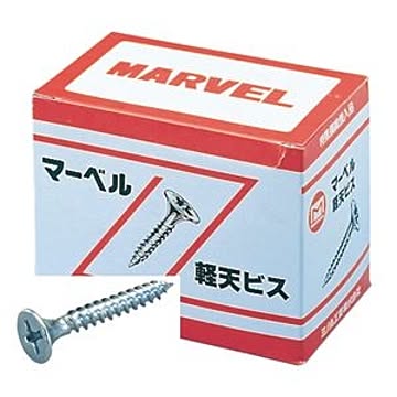 (まとめ)軽天ビス/ネジ  【ユニクロメッキ25mm/1000本入×5セット】  マーベル  K-25