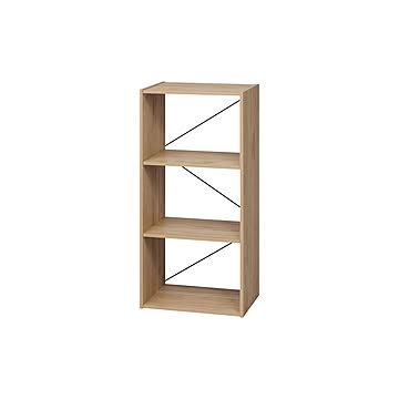 組立簡単オープンシェルフ KKOS-3 全2色