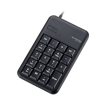 まとめ エレコム2ポートUSB2.0ハブ付きコンパクトUSBテンキーパッド ブラック TK-TCM014BK 1個 ×10セット
