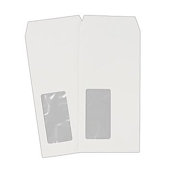 (まとめ) ハート 透けない封筒 ケント 長6 セロ窓付 80g／m2 〒枠なし XQP651 1セット（500枚：100枚×5パック） 【×5セット】