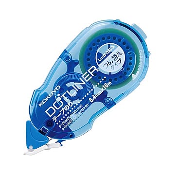 (まとめ) コクヨ テープのり ドットライナー しっかり貼るタイプ つめ替え用 8.4mm×16m タ-D400N-08 1セット(10個)  【×5セット】