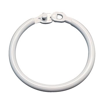 （まとめ） TRUSCO 樹脂製カードリング5.0mm×Φ50mm TKRJ-50 1パック（10個） ×5セット