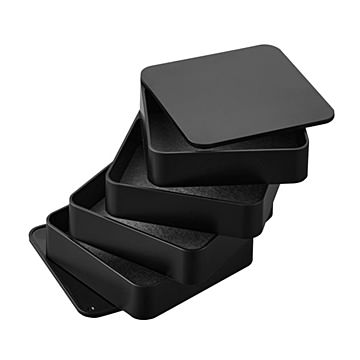 tower タワー (山崎実業) アクセサリートレー 4段 スクエア Stacked Jewelry Box - Square 収納 アクセサリーボックス ピアス ネックレス リング ジュエリー