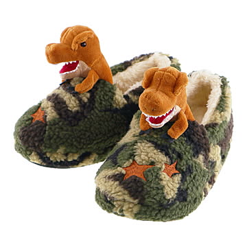 キッズ ゴーゴーダイナソースリッパ 【プラザセレクト】