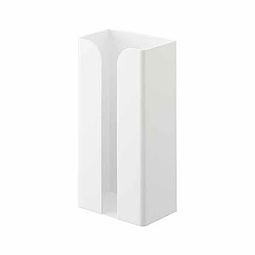 山崎実業 tower マグネットポリ袋&キッチンペーパーホルダー ホワイト 3773 3774