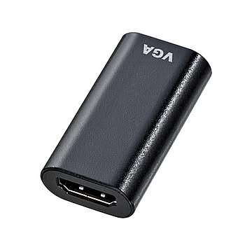 HDMI-VGA変換アダプタ（HDMI Aメス-VGAメス・ブラック） 【×10セット】