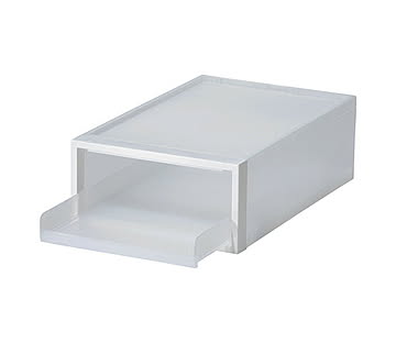 like-it ライクイット Closet System クローゼットシステム トレー(S) CS-T4 クローゼット収納 収納ケース 収納ボックス 抜け落ち防止構造