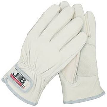 （まとめ）ヤギ革＆牛革手袋 【Mサイズ×5セット】 ジョブマスター JWG-200M