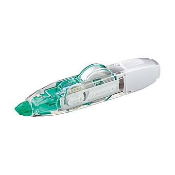 （まとめ） TANOSEE 修正テープカートリッジタイプ 本体 6.0mm幅×10m 緑 1個 【×30セット】