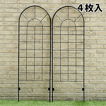 フェンス 組立式 4枚組 アイアンフェンス 120 YBIF-120-4P 幅500x奥行13x高さ1510mm 住まいスタイル