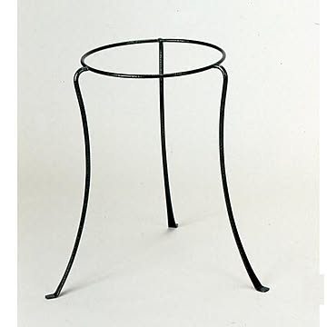フラワースタンド/花台 【リング内径30cm×高さ50cm】 脚底保護ゴム付 防サビ加工 スチールワイヤー製 日本製 『DXボール』