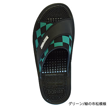 健康サンダル メンズ レディース 和柄 市松模様 竹ふみ オフィス 足ツボ チェック柄 サンダル スリッパ 健康 快適フミフミ 健康スリッパ ドリアン