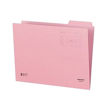 （まとめ）コクヨ 1/3カットフォルダー（カラー）A4 第3見出し ピンク A4-3F-3P 1セット（10冊）【×20セット】