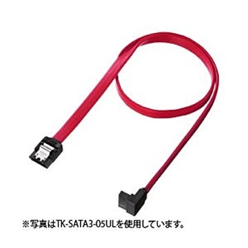 （まとめ）サンワサプライ 上L型シリアルATA3ケーブル TK-SATA3-07UL【×3セット】