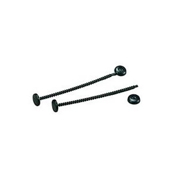 （まとめ）カール事務器 カールファスナー NO.17-K 黒 100個 【×3セット】