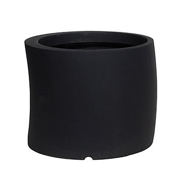 大和プラスチック ファイバーグラスシリーズ カーブ 50型 ブラック （底穴なし）