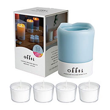 ペガサスキャンドル Melty ブルーグレー キャンドルホルダー offti-06663104