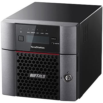 バッファロー TeraStation TS5210DNシリーズ 10GbE標準搭載 法人向け 2ドライブNAS6TB TS5210DN0602