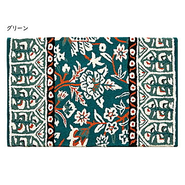 ウール マット ポタリ— 50x80cm 萩原