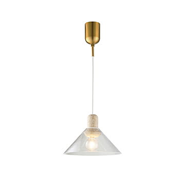 Pietra pendant light ピエトラ ペンダントライト (白熱球付属) LT-4575 / ペンダントランプ 吊下げ照明 天井照明 LED球対応 E26 60W×1灯 天然石 大理石
