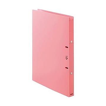 （まとめ）プラス たすけあ 利用者カルテリングファイル A4タテ 背幅24.5mm ピンク FL-804RF-PK 1冊【×20セット】