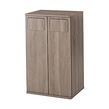 ゴミ箱 45リットル 2段 分別 45l スリム おしゃれ キッチン リビング 幅26 縦型 小さい 20l ダストボックス 木目調 大理石調 BLL-001-004