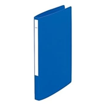 (業務用10セット) LIHITLAB パンチレスファイル/Z式ファイル A4/タテ型 F-347U-20 青