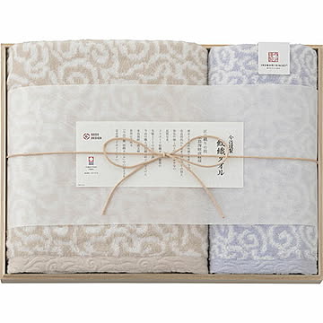 今治謹製 バスタオル&フェイスタオル 木箱入