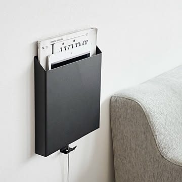 山崎実業 石こうボード壁対応プリント収納ホルダー tower