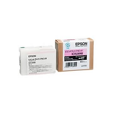 (業務用3セット) 【純正品】 EPSON エプソン インクカートリッジ/トナーカートリッジ 【ICVLM48 VLM ビビッドライトマゼンタ】